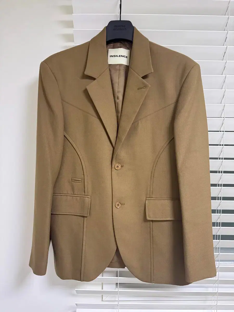 ジャケット・アウター INSILENCE,Leather Patch Wool Work Jacket insilence】Leather Patch Wool Jacket INSILENCE,Leather Patch Wool